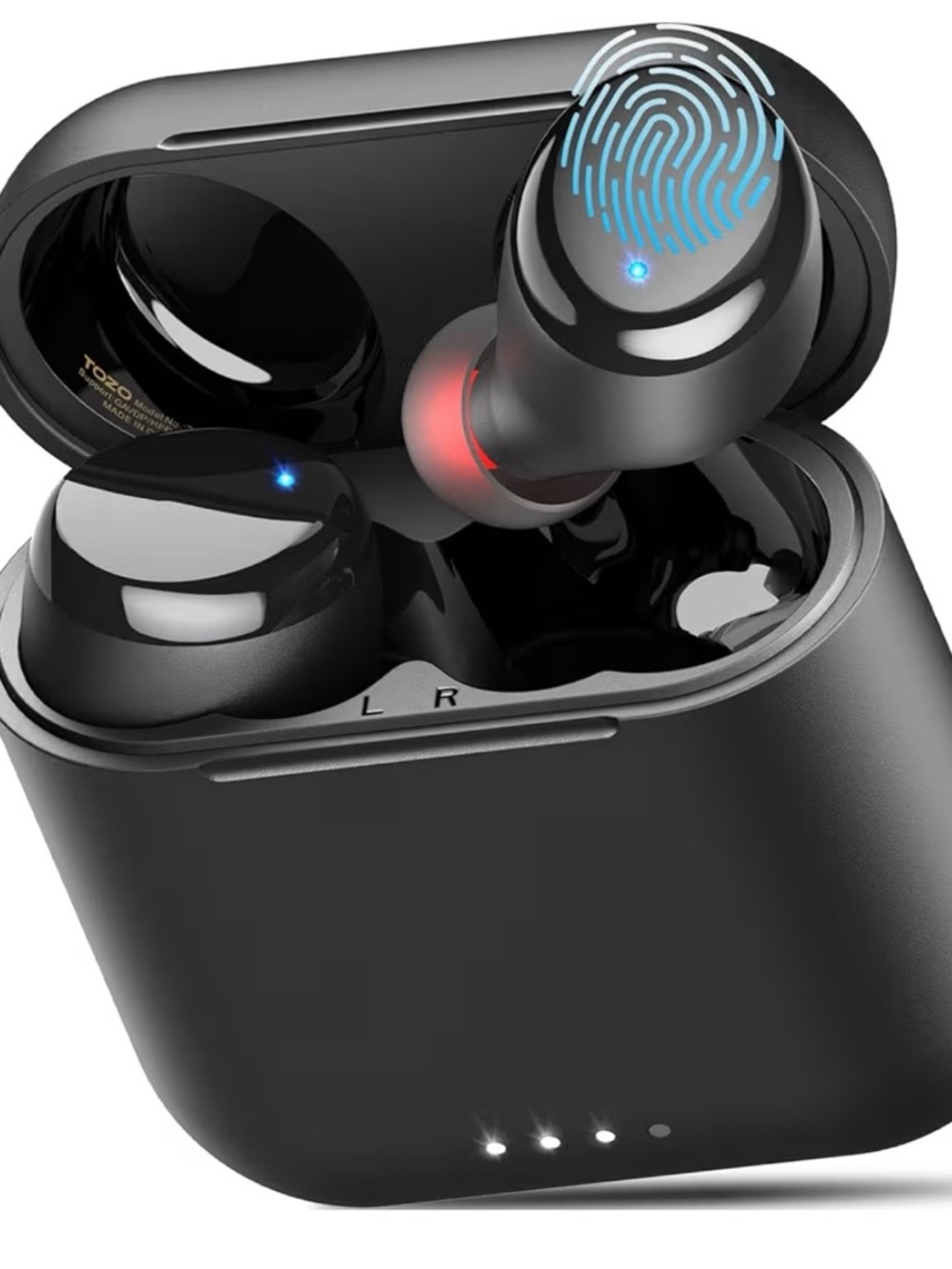 Wireless True Bluetooth Earbuds in Black